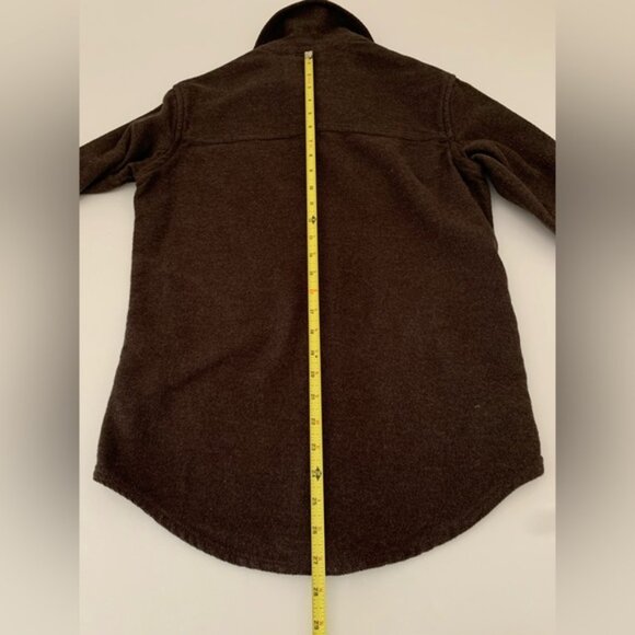Everlane Women's Size XXS Shacket  Oversized Shirt Jacket Heather Brown - Picture 10 of 10